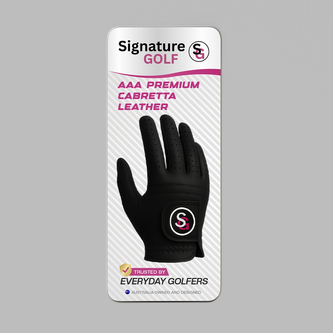 Golf Glove – Right Hand (Women’s, Black) - Image 3